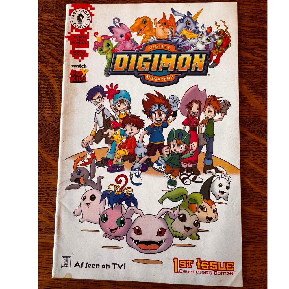Digimon Digital Monsters #1 May 2000 Dark Horse Comics 1st Issue Fox Kids Anime